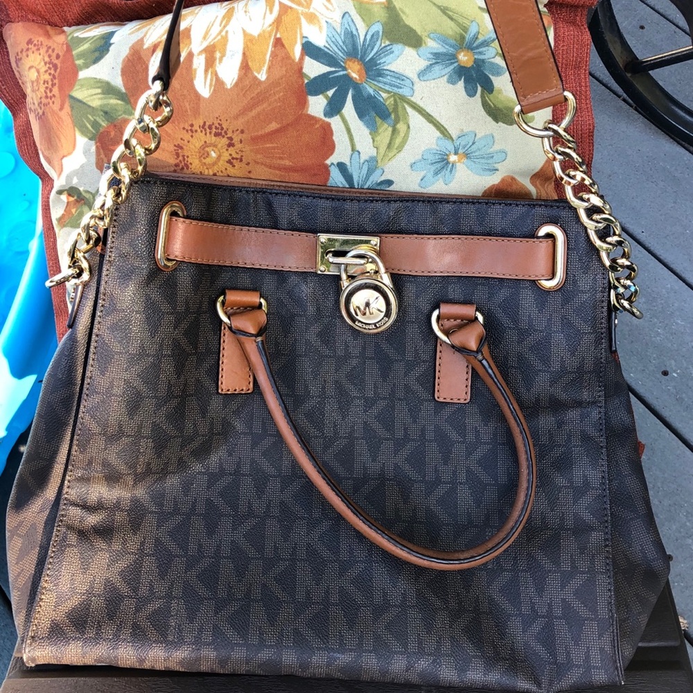 large authentic MK signature logo hamilton